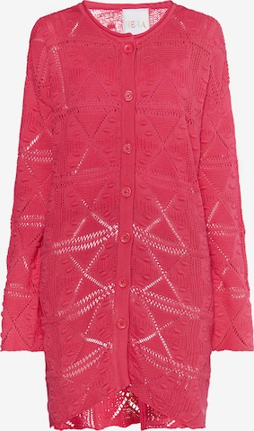 Cardigan 'Lomasi' IZIA en rose : devant