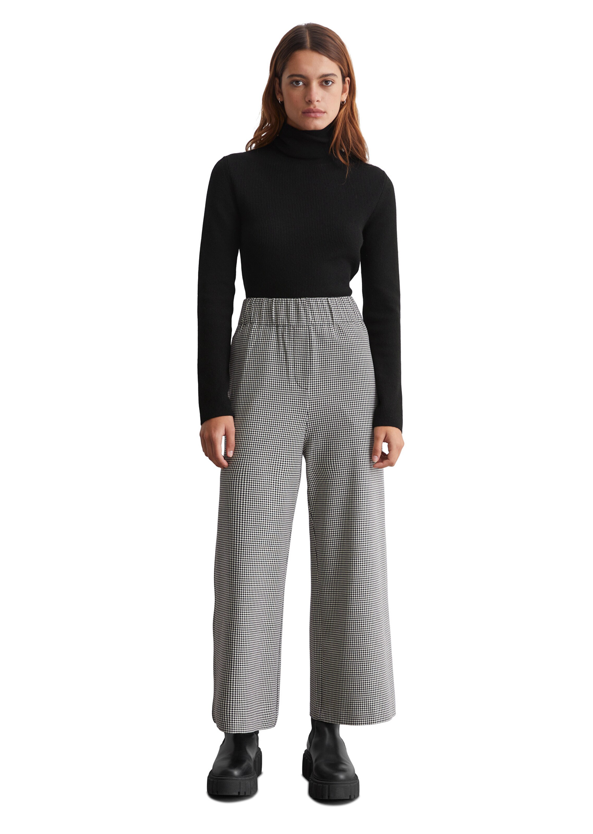 Wide Leg Pantalon Marc O'Polo DENIM en noir