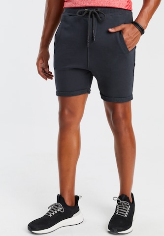 Leif Nelson Slimfit Shorts in Grau