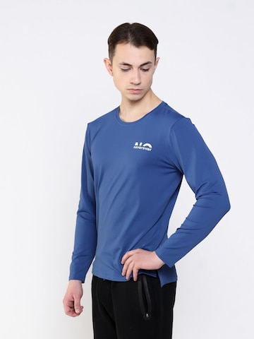 neverover - Camiseta funcional en azul