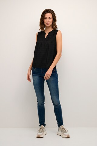 Chemisier 'Liselin' Cream en noir
