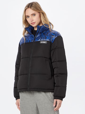 HUGO Red Between-Season Jacket 'Faressa-1' in Black: front