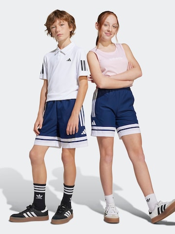 ADIDAS PERFORMANCE Normální Sportovní kalhoty 'Squadra 25 Downtime' – modrá: přední strana