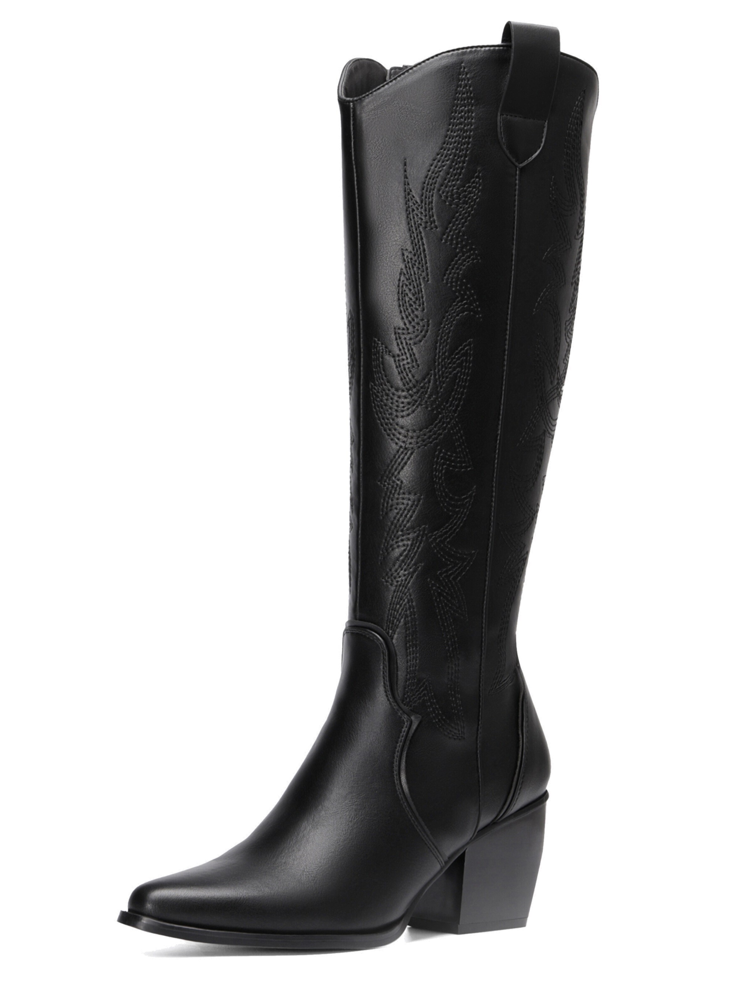 Dream Pairs Boots in Black: front