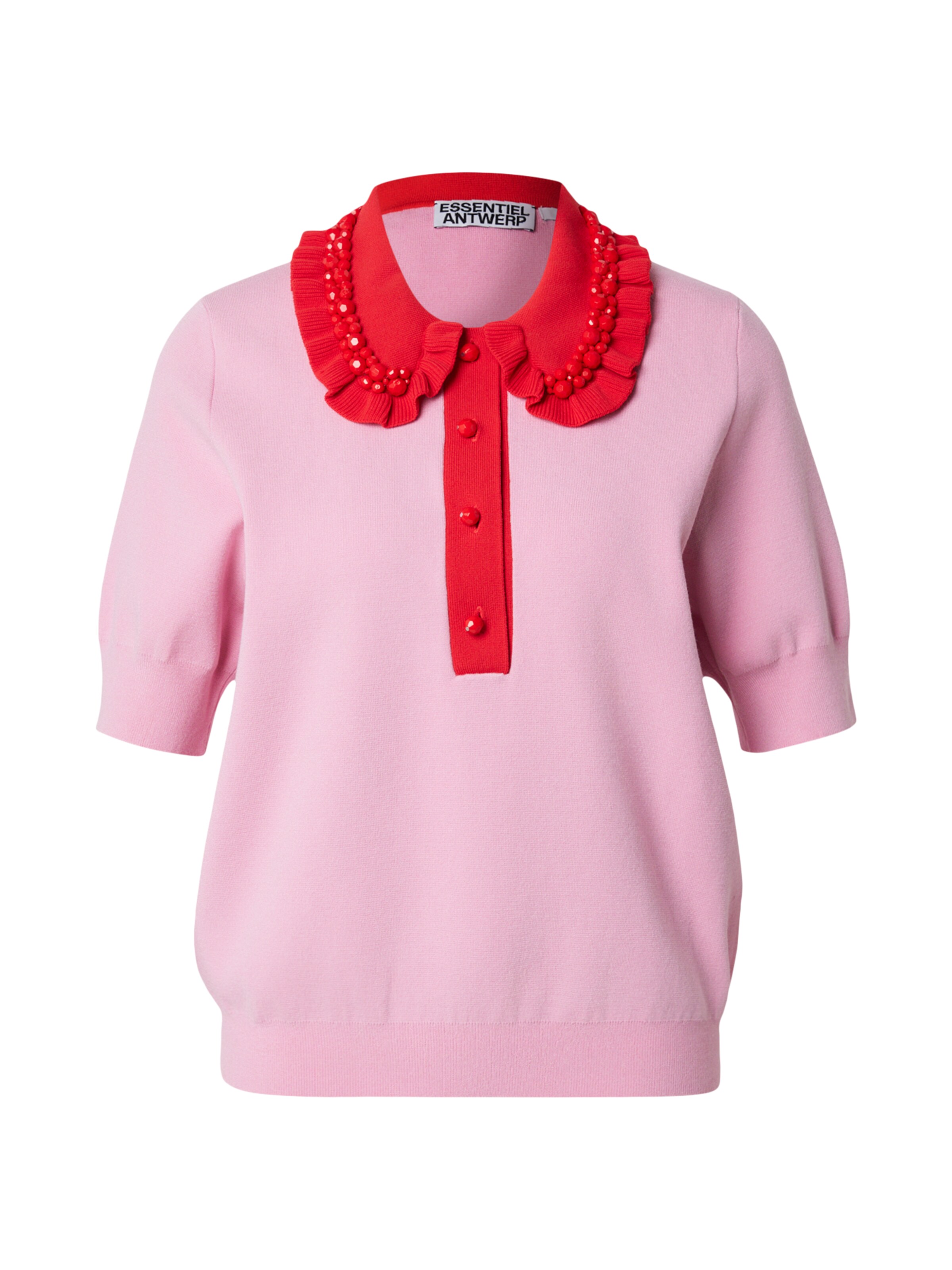 Essentiel Antwerp Sveter - Ružová: predná strana