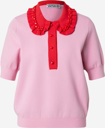 Essentiel AntwerpPulover - roza boja: prednji dio