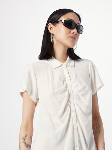 Volcom Shirt Dress in White