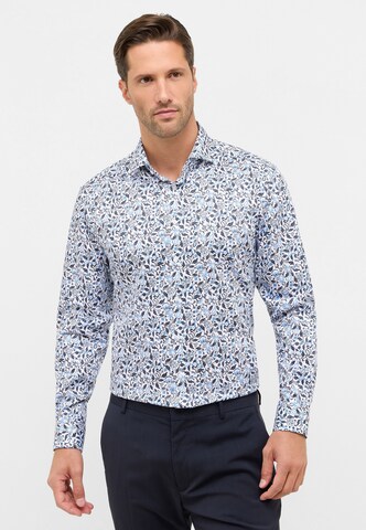 ETERNA Regular fit Zakelijk overhemd in Blauw: voorkant