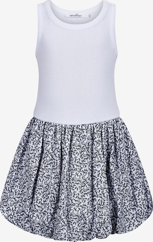 SATURNDAY Kleid 'Balloon' in Weiß: Vorderseite