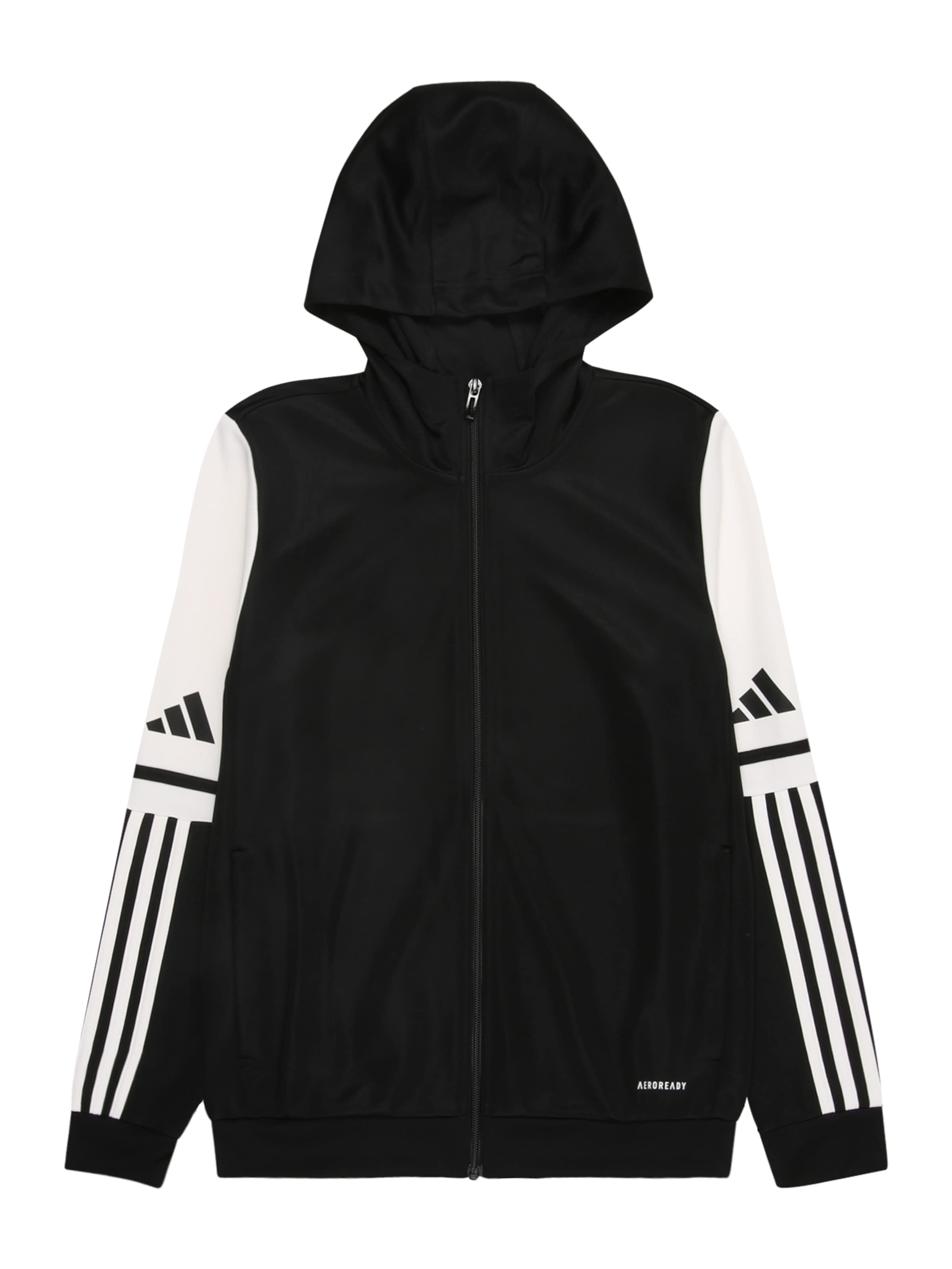 ADIDAS PERFORMANCE Urheilullinen collegetakki 'SQ25' värissä musta: etupuoli