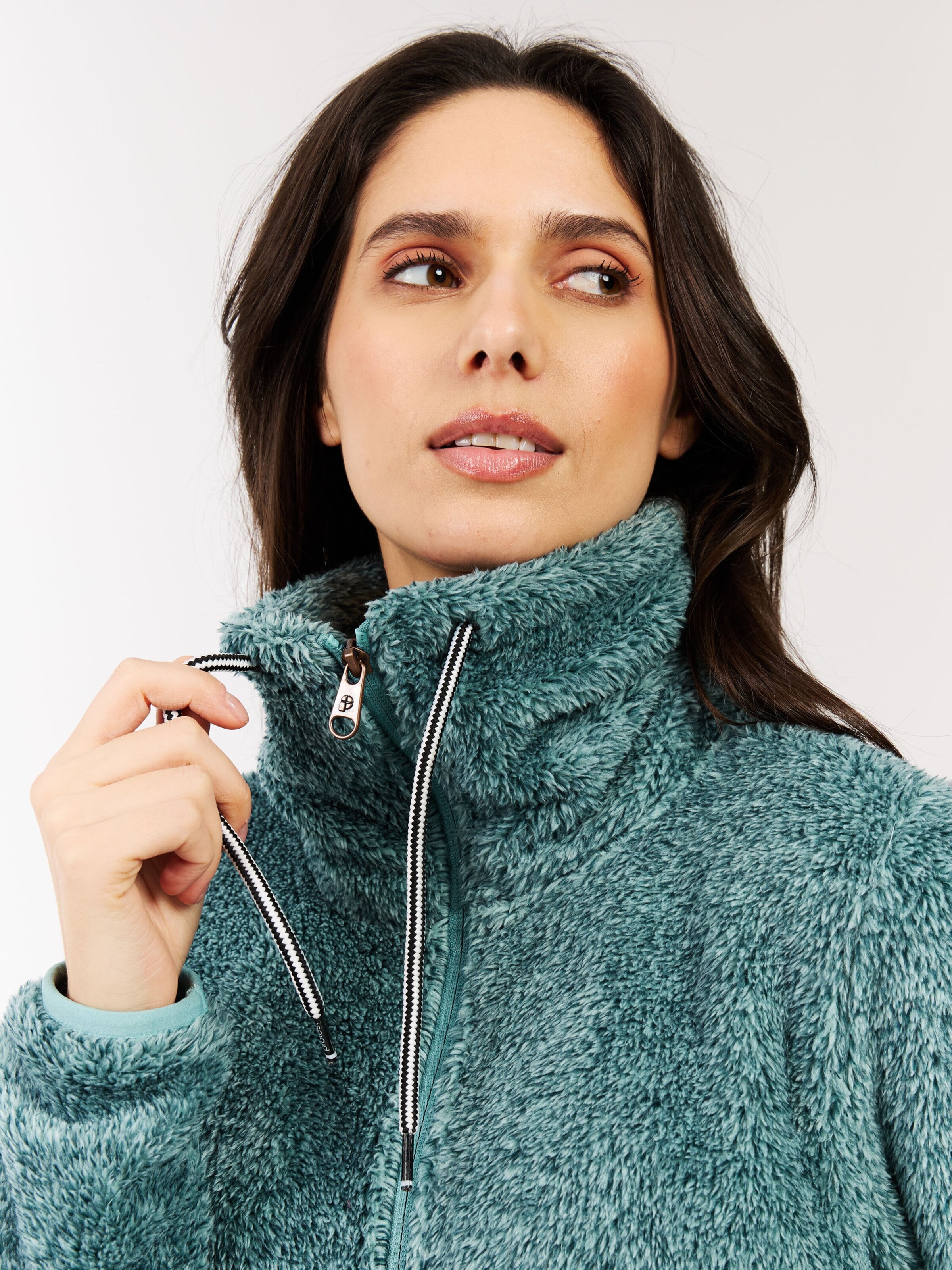 PROTEST Fleece jas 'RIRI' in Blauw