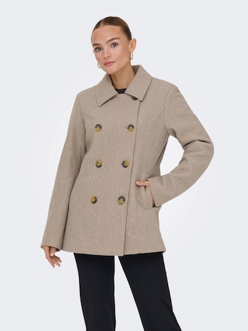 ONLY Between-seasons coat 'ONLBLAKE' in Brown: front