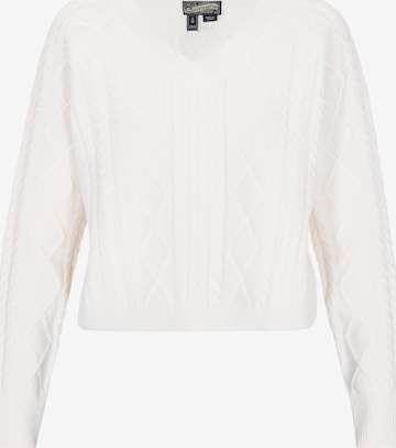 Pull-over DreiMaster Vintage en blanc : devant