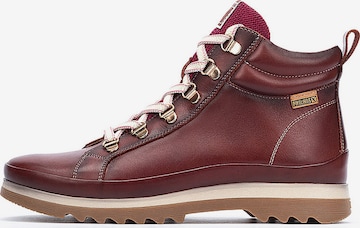 Ghete cu șireturi ' VIGO' de la PIKOLINOS pe roșu: față