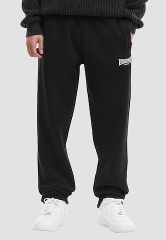 LONSDALE Loosefit Kalhoty 'Terrick' – černá: přední strana