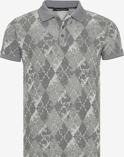 CIPO & BAXX T-Shirt en XXL en gris / gris clair / gris foncé, Vue avec produit