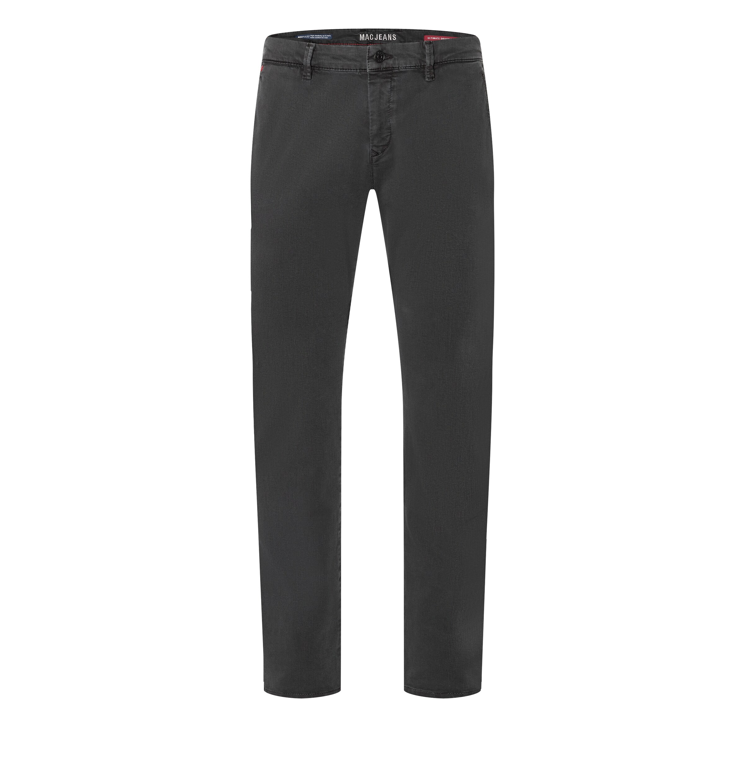 MAC Chino Pants in Black: front
