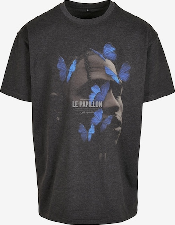 T-Shirt 'Le Pappilon' MT Upscale en gris : devant