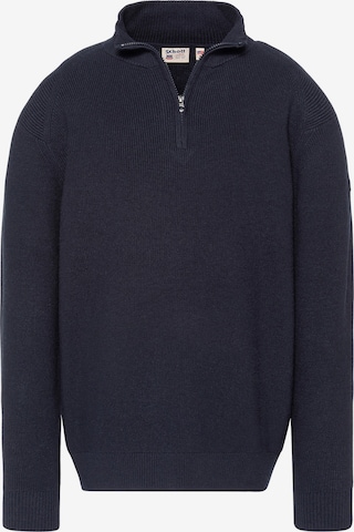 Pull-over Schott NYC en bleu : devant