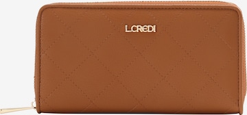 L.CREDI Wallet 'HERRA' in Brown: front
