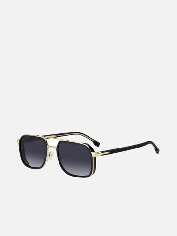 HUGO BOSS Sunglasses 'Hugo Boss BOSS 1724/S Grey gold 55/19/150 MAN Sunglasses' in Black