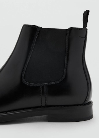MANGO MAN Chelsea Boots 'London' in Black