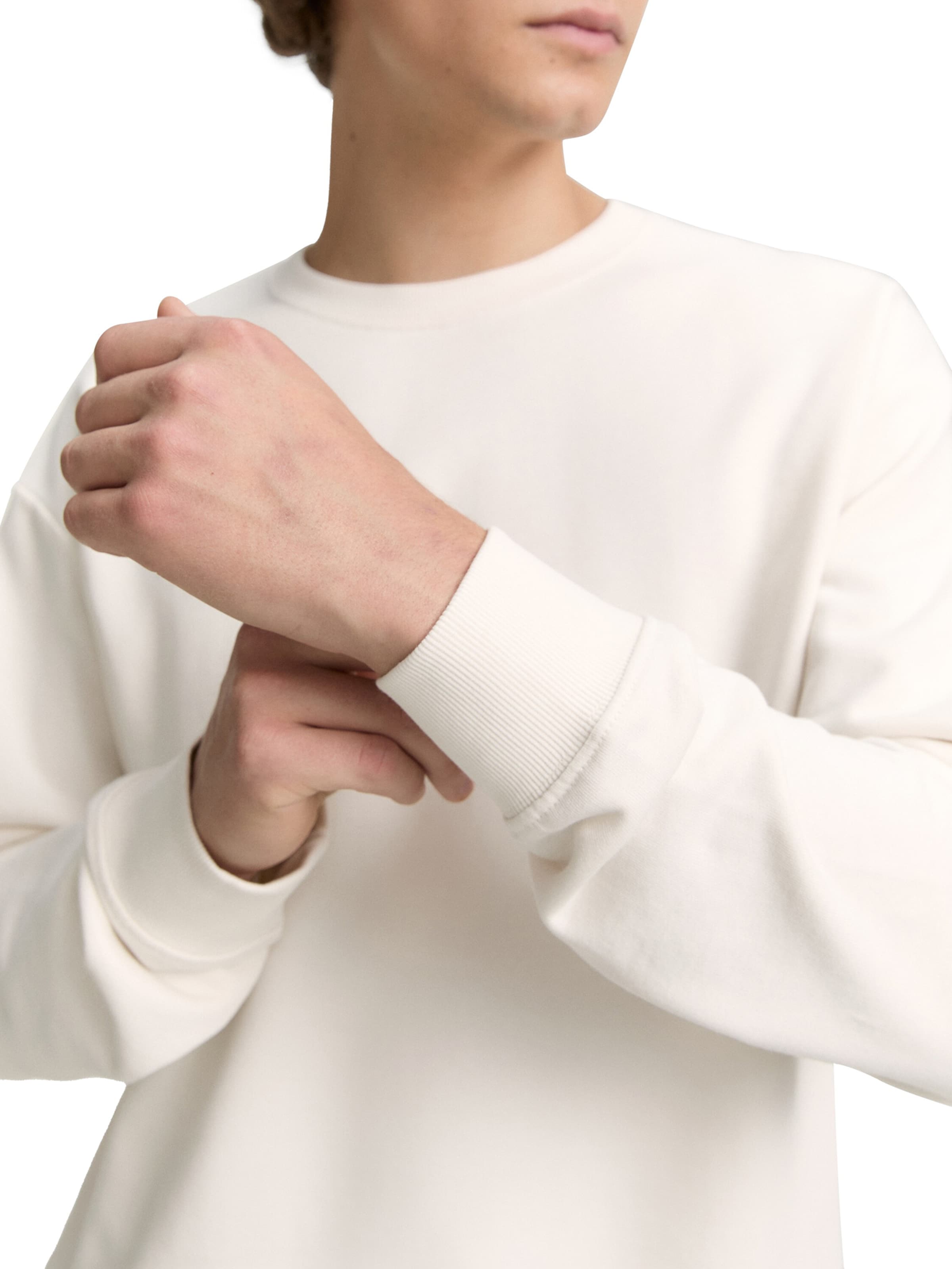 TOM TAILOR DENIM - Sudadera en blanco