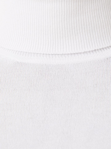 Sweat-shirt Bershka en blanc