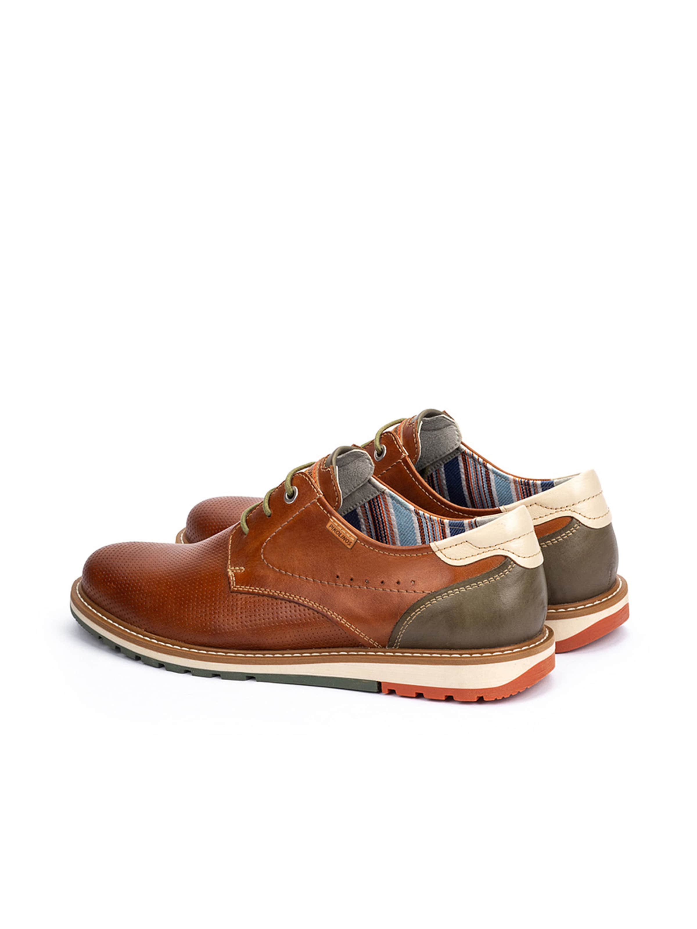 PIKOLINOSCipele na vezanje 'Berna' - smeđa boja