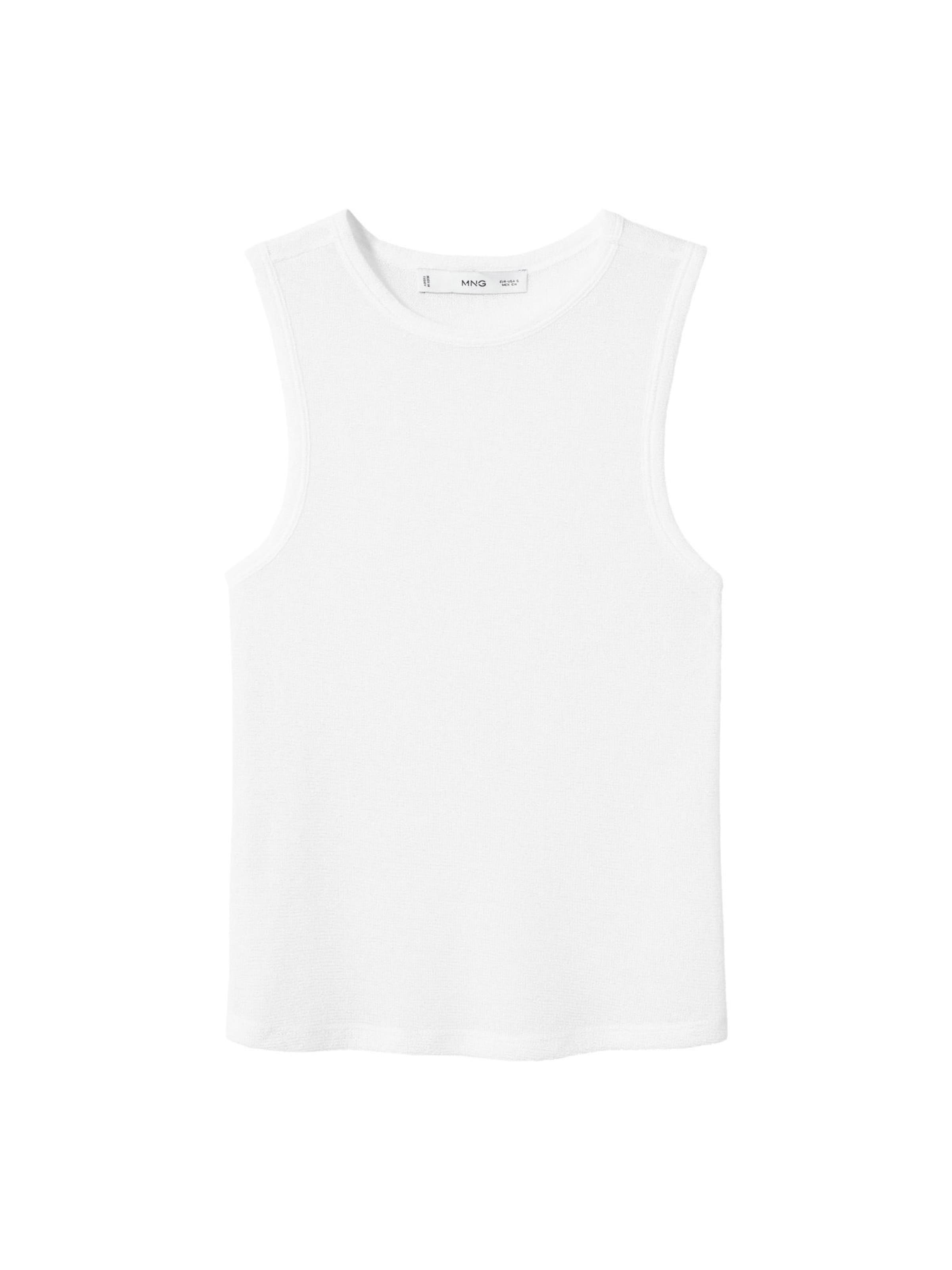 MANGO Stick felső 'MARIA' - fehér: elől