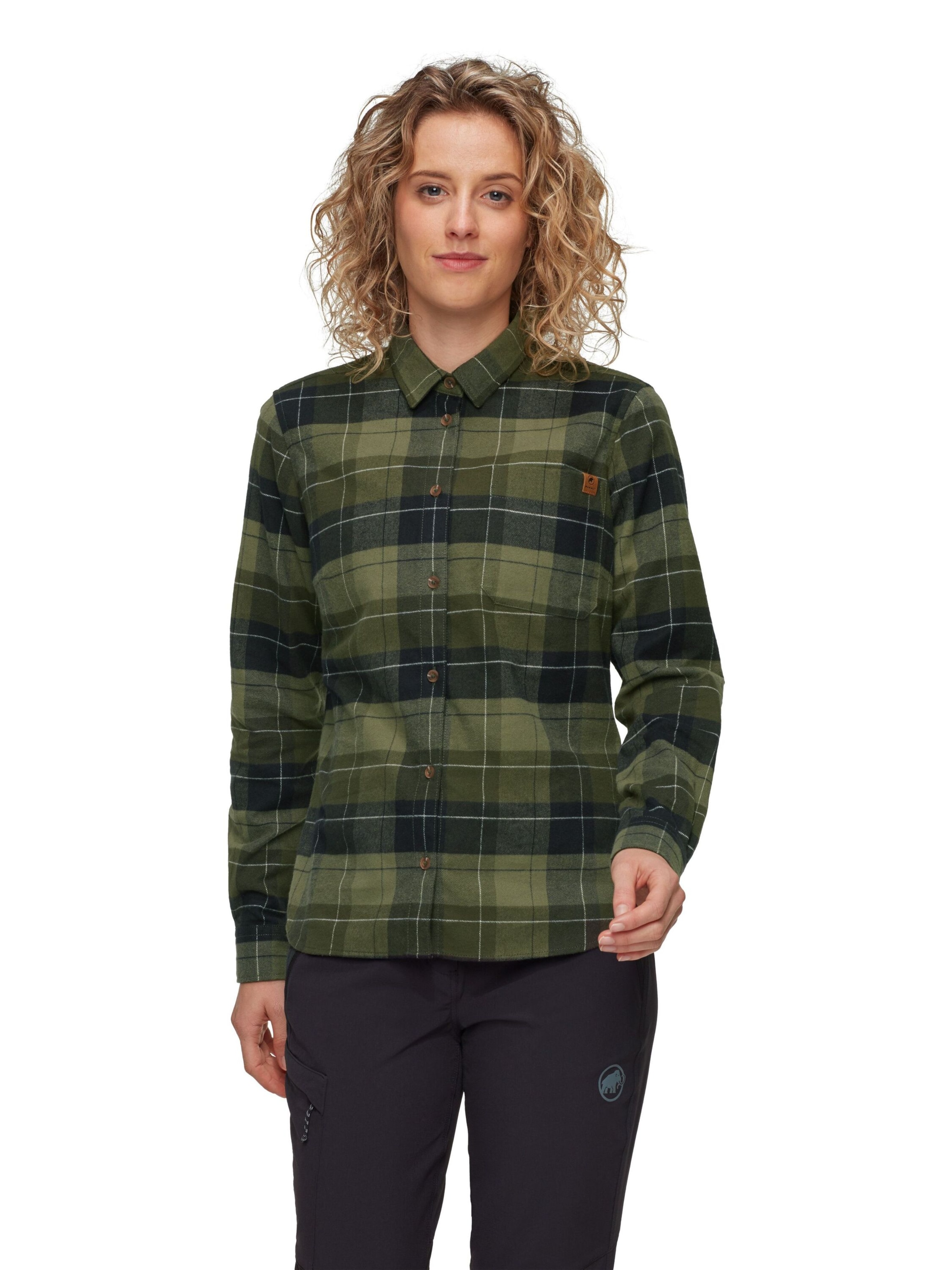 MAMMUT Blouse in Green: front