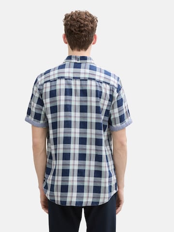 TOM TAILOR Regular fit Button Up Shirt in Blue
