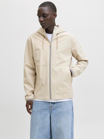 JACK & JONES - Chaqueta de entretiempo en beige: frente