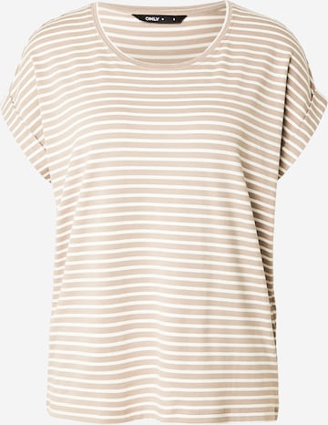 Tricou 'ONLMOSTER' de la ONLY pe bej: față