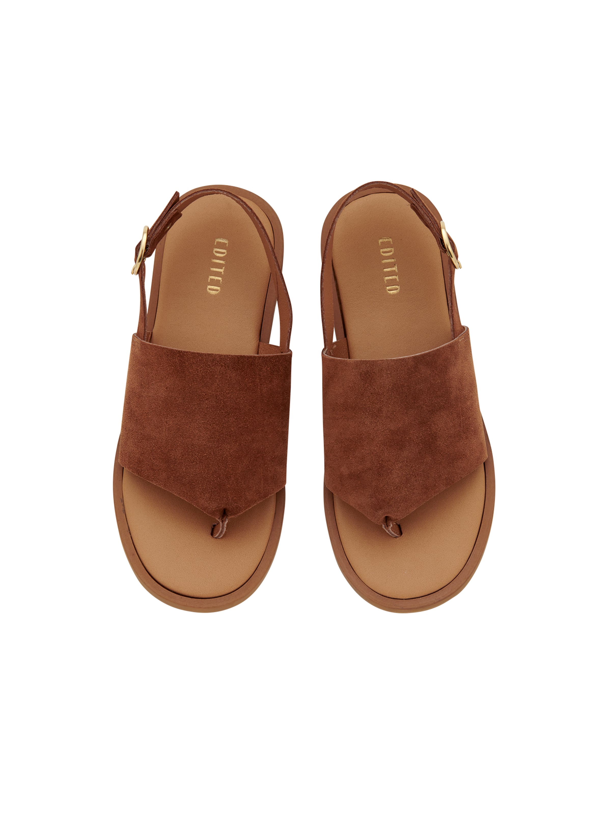 brūns EDITED Sandales 'Stacie'