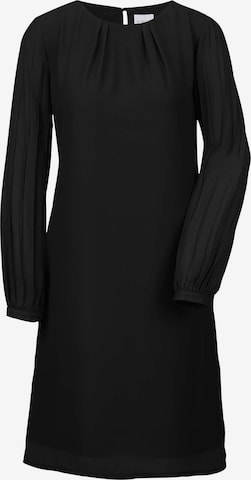 Robe MADELEINE en noir : devant