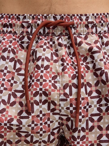 STRELLSON Zwemshorts ' Lago ' in Rood