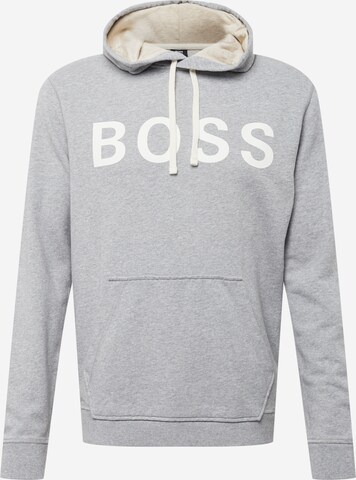 BOSS Orange Sweatshirt 'Weseedo' in Grey: front