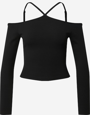 EDITED Shirt 'ROSEMARY' in Black: front