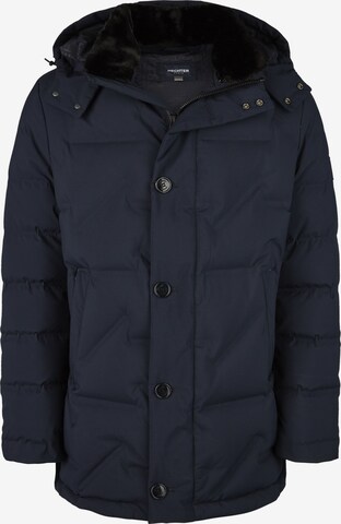 HECHTER PARIS Winter Coat in Blue: front