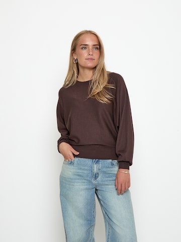 Pullover 'Dana' di minus in marrone: frontale