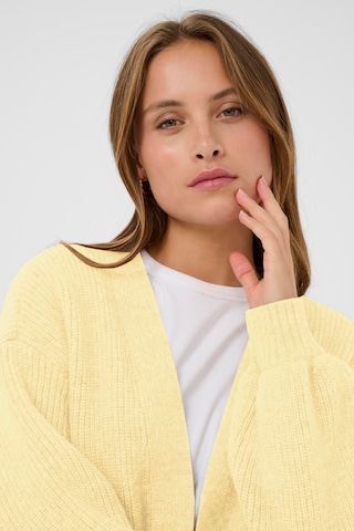 SAINT TROPEZ Knit Cardigan 'OttolineSZ ' in Yellow