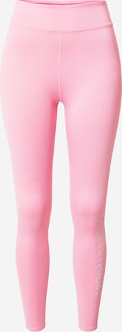 Calvin Klein Sport Slim fit Pants in Pink: front