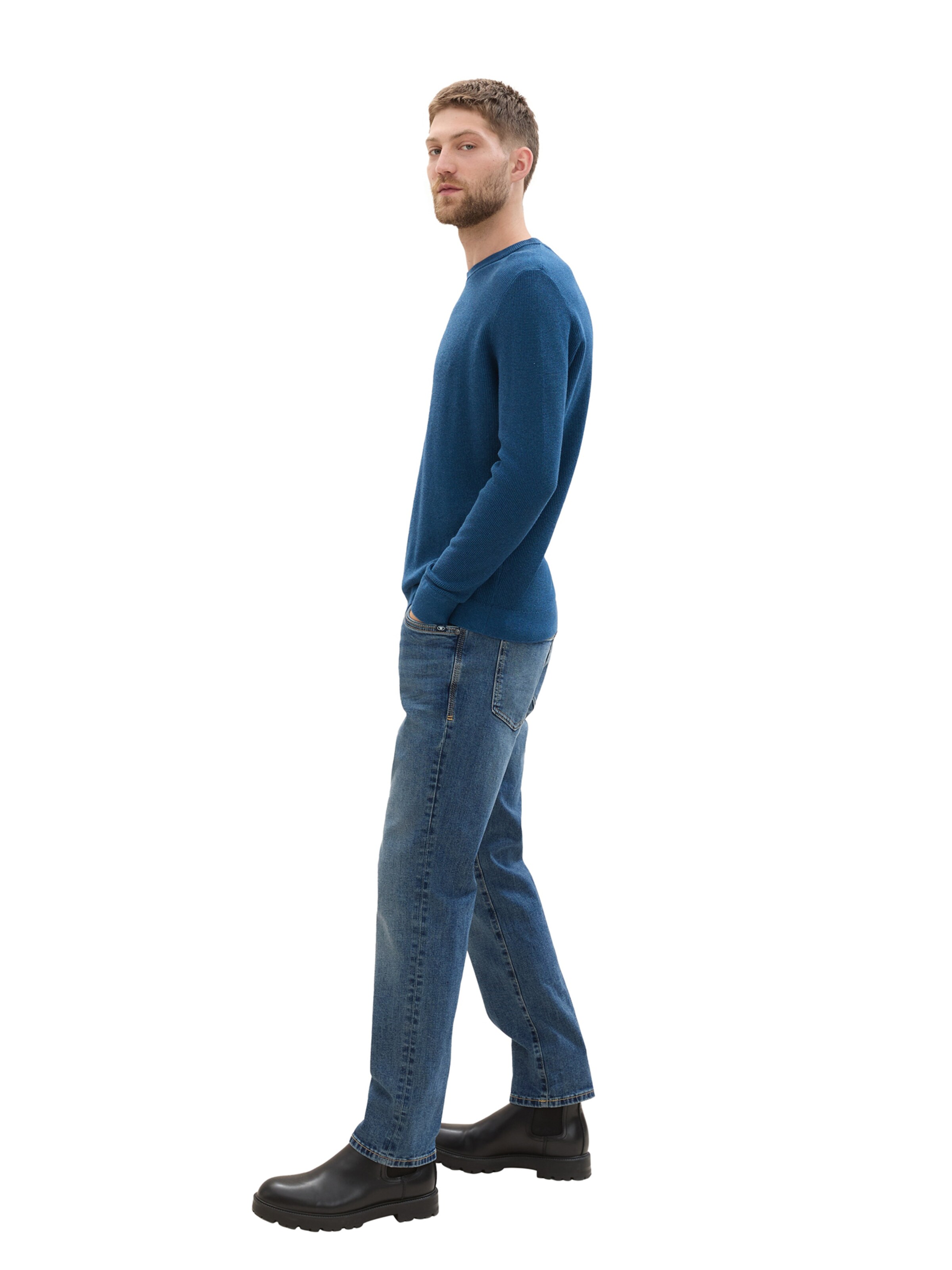 TOM TAILOR tavaline Teksapüksid 'Marvin', värv sinine: eest vaates