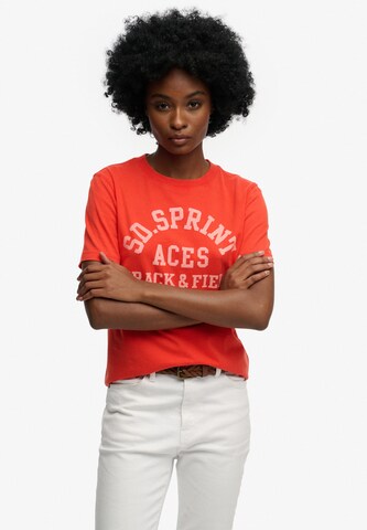 T-shirt Superdry & Co en orange : devant