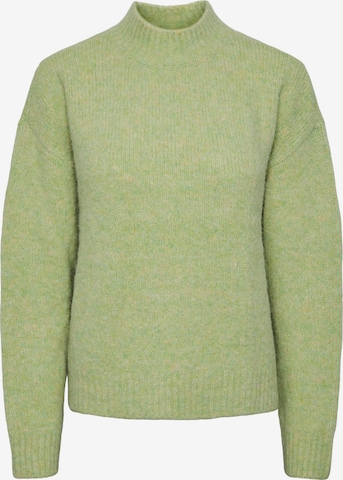 Pullover 'Kamma' di PIECES in verde: frontale