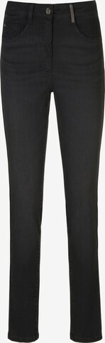 Basler Slim fit Jeans in Black: front