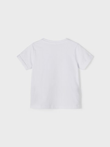 NAME IT T-shirt 'Hot Wheels' i vit