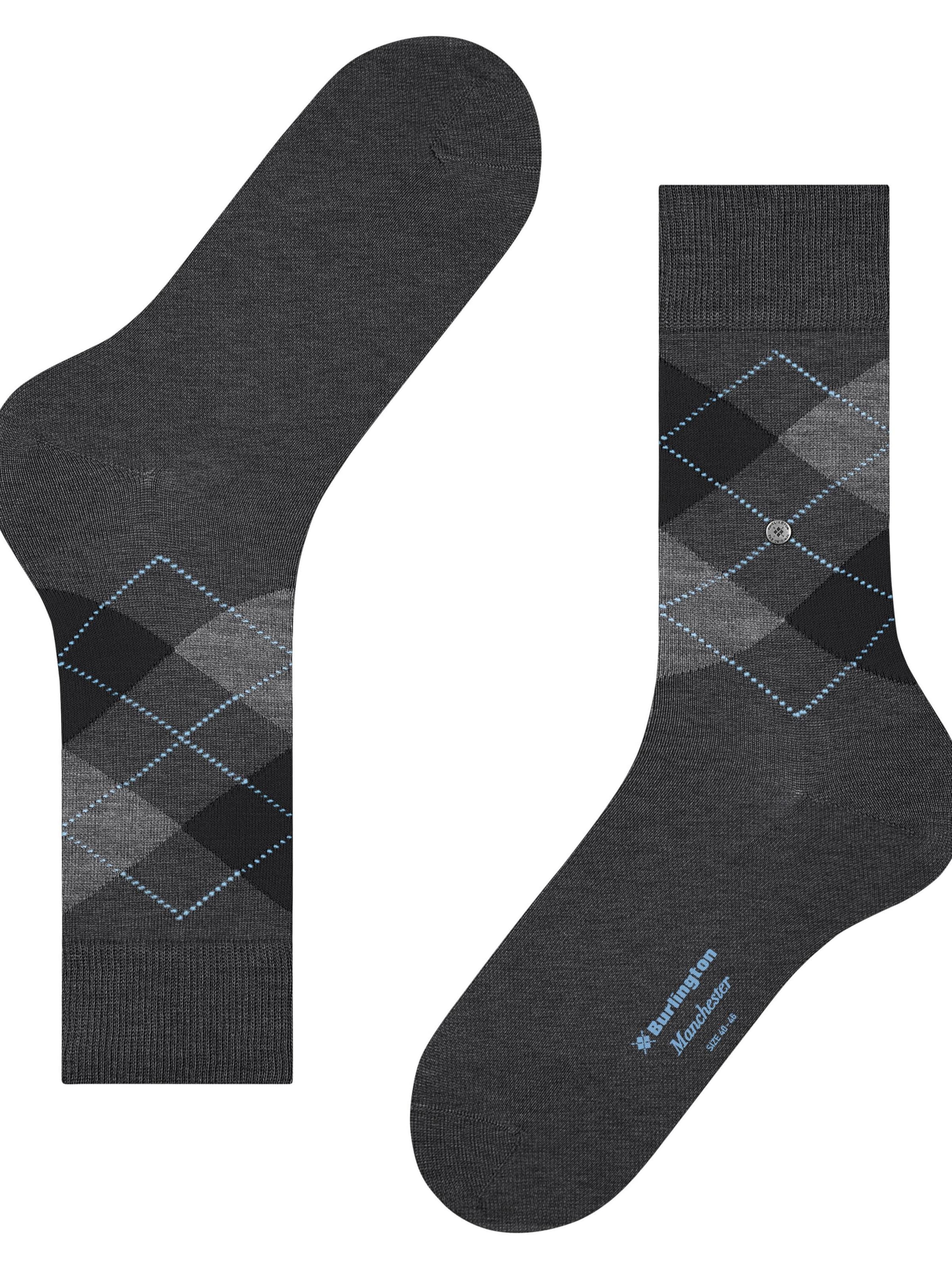 BURLINGTON Socks 'Manchester' in Grey