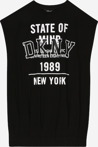 DKNY فستان بـ أسود: الأمام